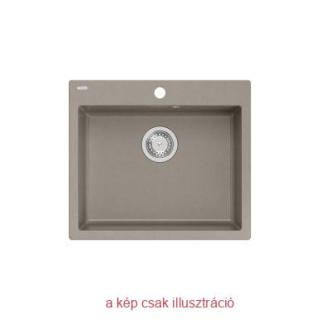 Quadron Johnny 110 gránit mosogató 500x470mm soft taupe